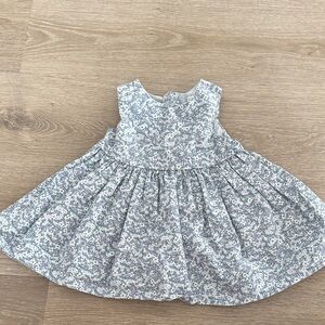 Joe Fresh Floral Kids Dress in Blue and White